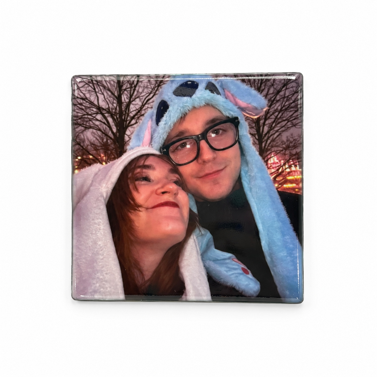 Firkantet keramisk coaster