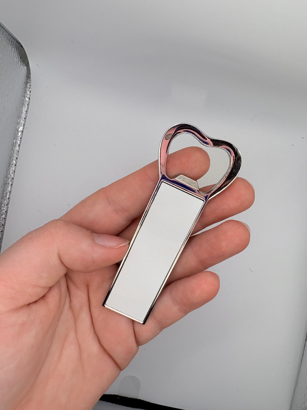 Flaskeåbner/oplukker med eget billede
