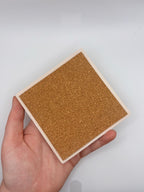 Firkantet keramisk coaster